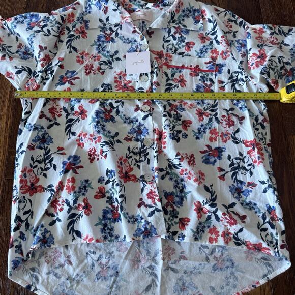 NEW Papinelle Harper Cozy Full Length PJ Set Womens L Organic Cotton Pajamas NWT - Picture 11 of 16